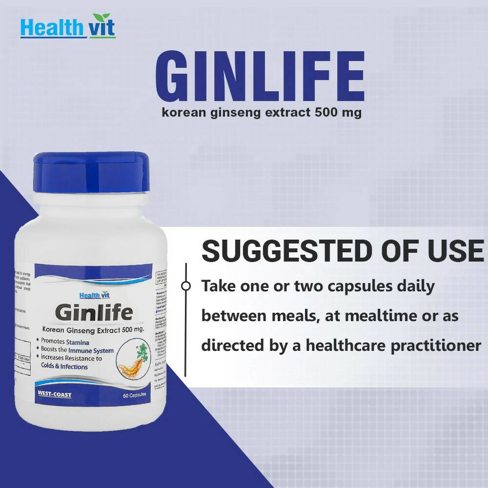 Healthvit Ginlife Capsules - Distacart