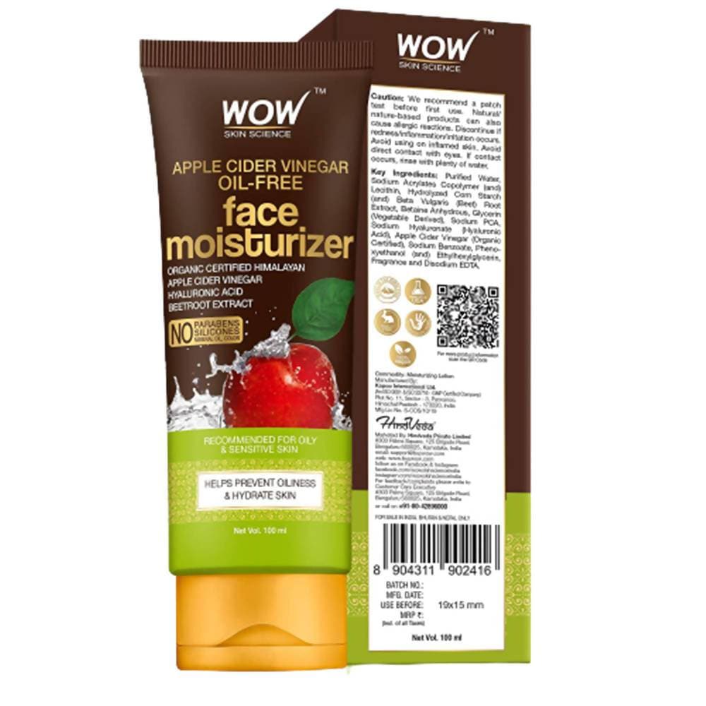 Apple Cider Vinegar Oil Free Face Moisturizer
