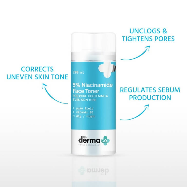 The Derma Co 5% Niacinamide Face Toner for Pore Tightening & Even Skin Tone