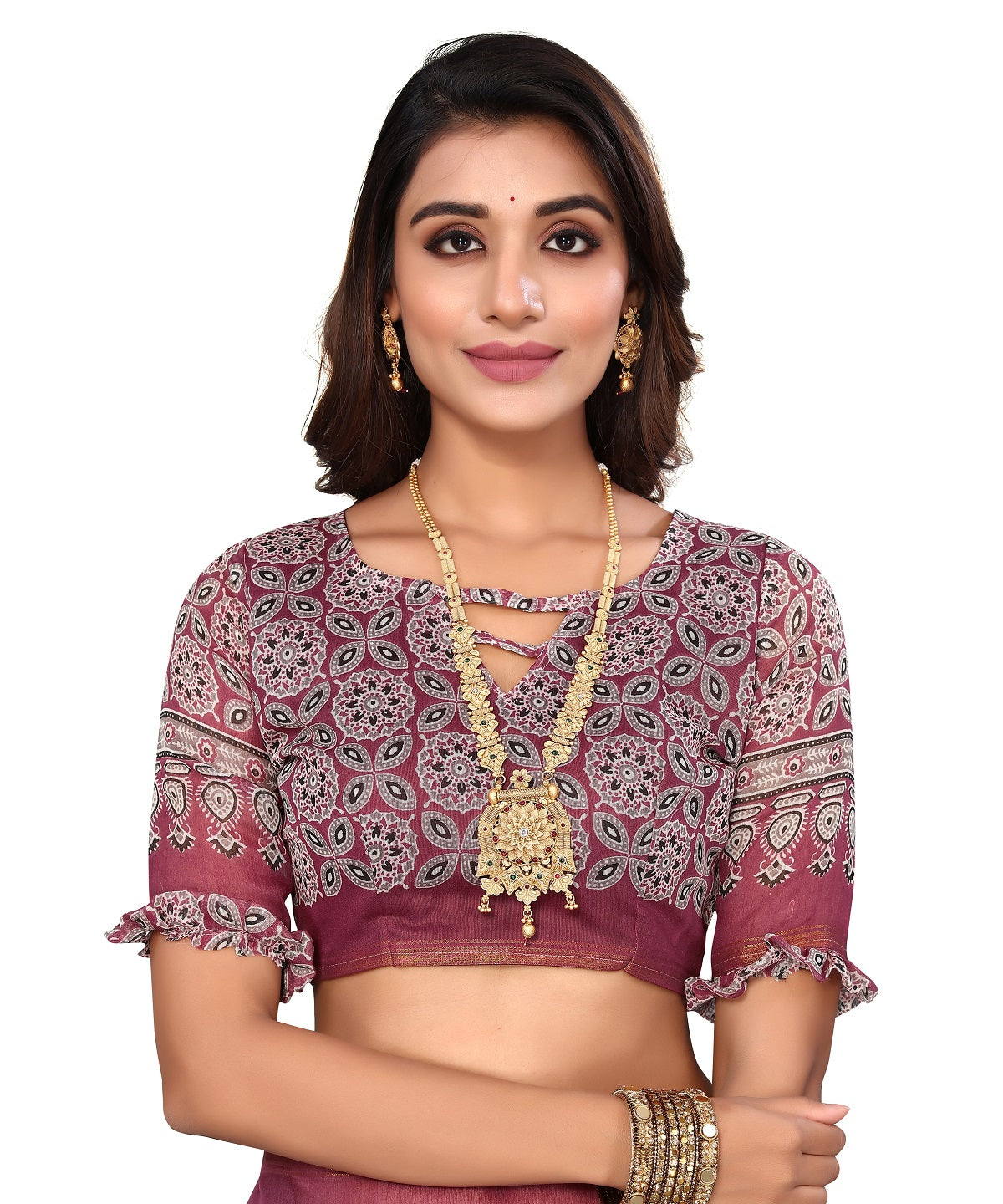 Vamika Linen Jari Border Grey Bollywood Style Saree - Distacart