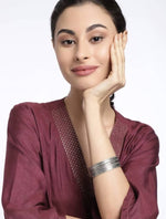 Thumbnail for Mominos Fashion Oxidised Black Plated Plan Bangles