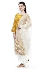 Thumbnail for Mominos Fashion Off White Buta Cut Dupatta