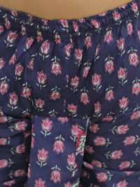Thumbnail for NOZ2TOZ Kids Pure Cotton Full Sleeve Printed Kurta with Printed Dhoti - Blue - Distacart