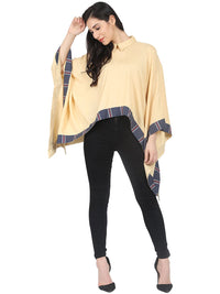Thumbnail for NOZ2TOZ Yellow Printed Flared With Asymmetric Hemline Cotton Kaftan Top - Distacart