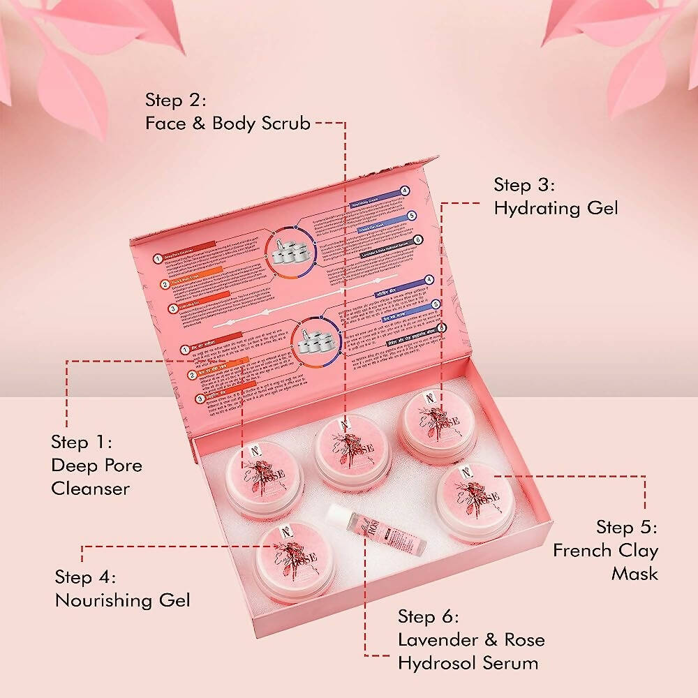 NutriGlow Natural’s English Rose Facial Kit - Distacart