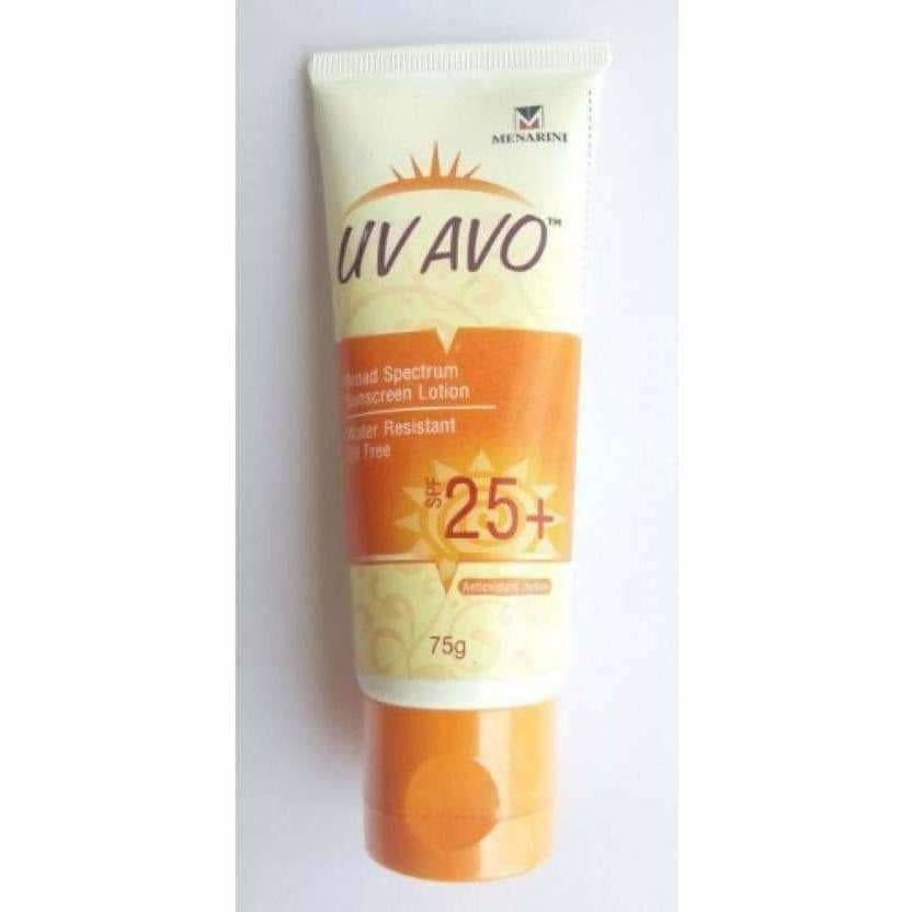 Menarini UV Avo Broad Spectrum Sunscreen Lotion - SPF 25+ - Distacart
