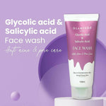 Thumbnail for Glamveda Glycolic Acid & Salicylic Acid Anti Acne Face Wash - Distacart