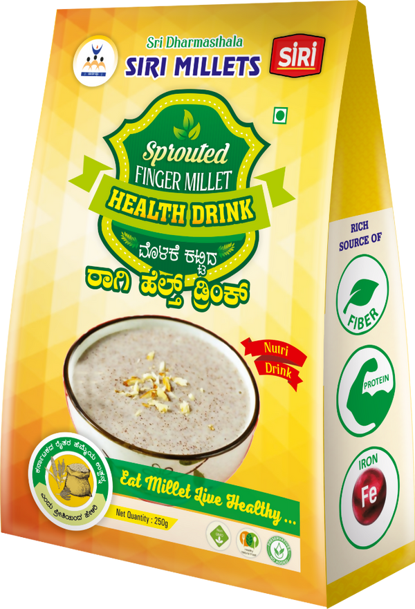 Siri Millets Sprouted Finger Millet Health Drink - Distacart