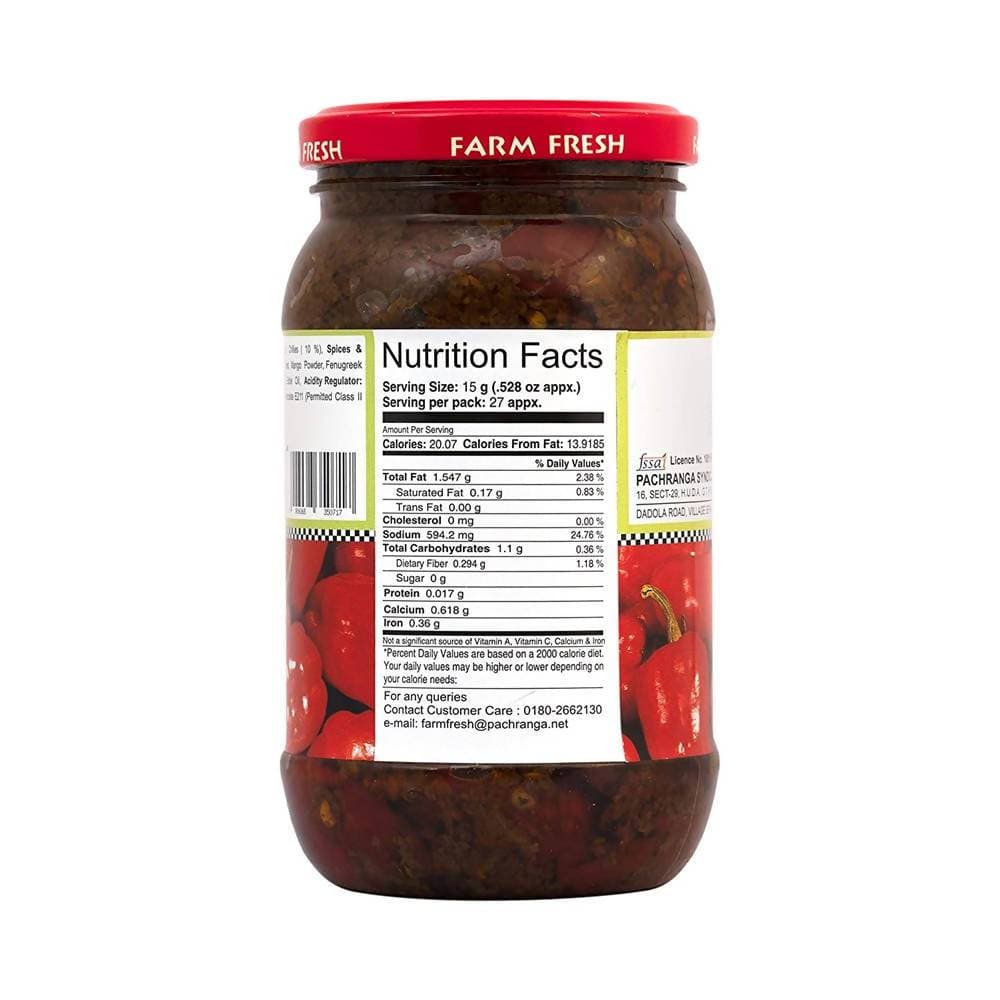 Pachranga's Farm Fresh Red Chilli Stuffed Pickle