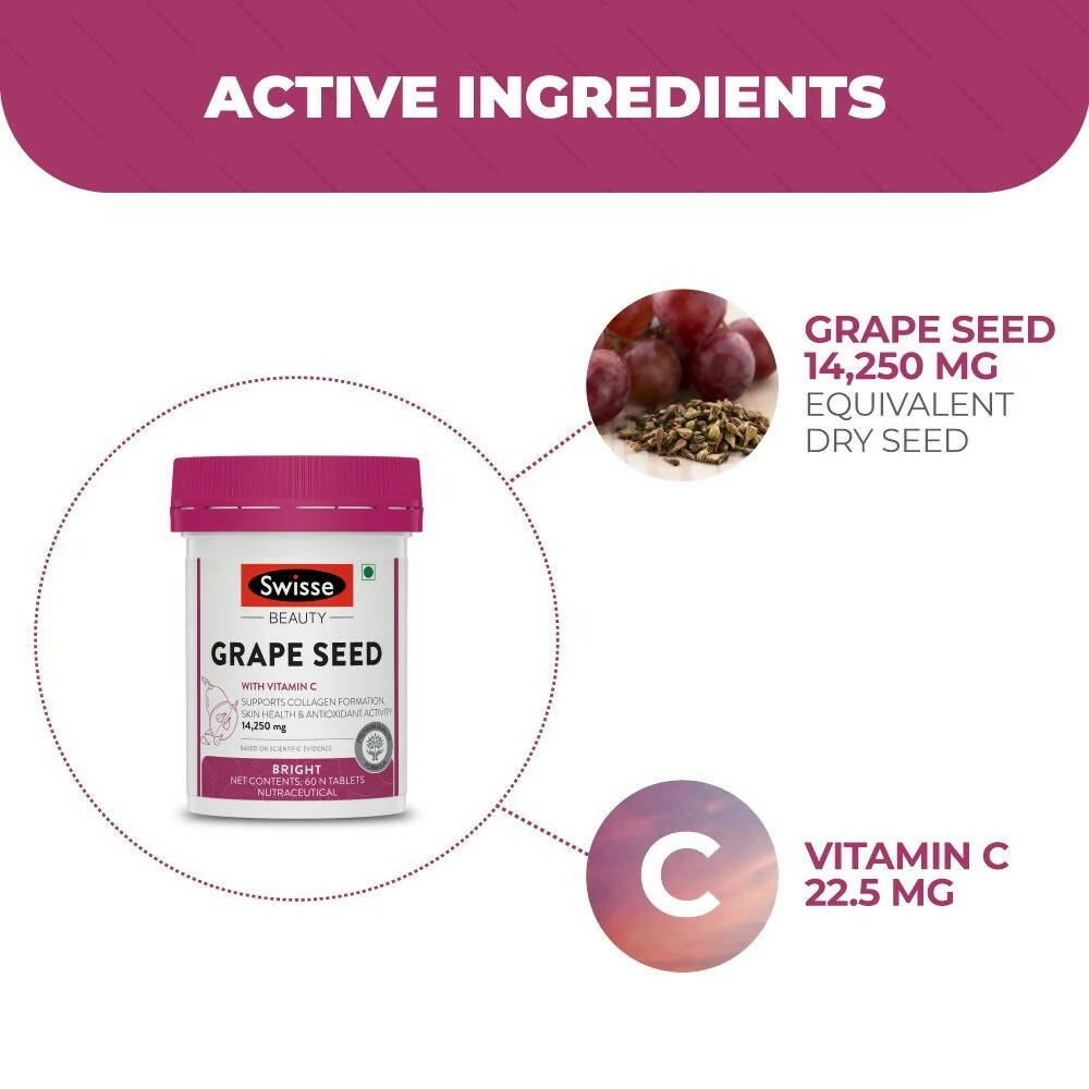 Swisse Ultiboost Grape Seed Tablets - Distacart