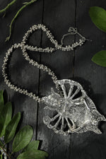 Thumbnail for Mominos Fashion Johar Kamal Silver-Plated Brass Finish Kaali Mata Long Neckalce For Women - Distacart