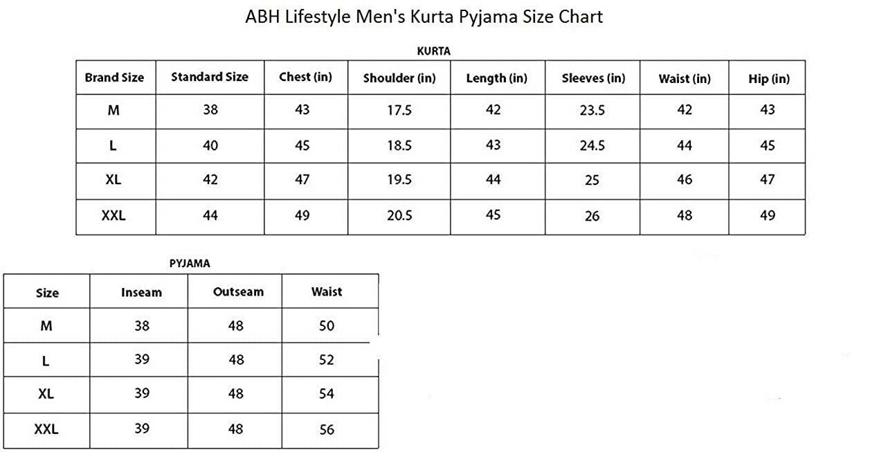 ABH Lifestyle Men's Silk Navy Blue Kurta Pyjama & Printed Nehru Jacket - Distacart
