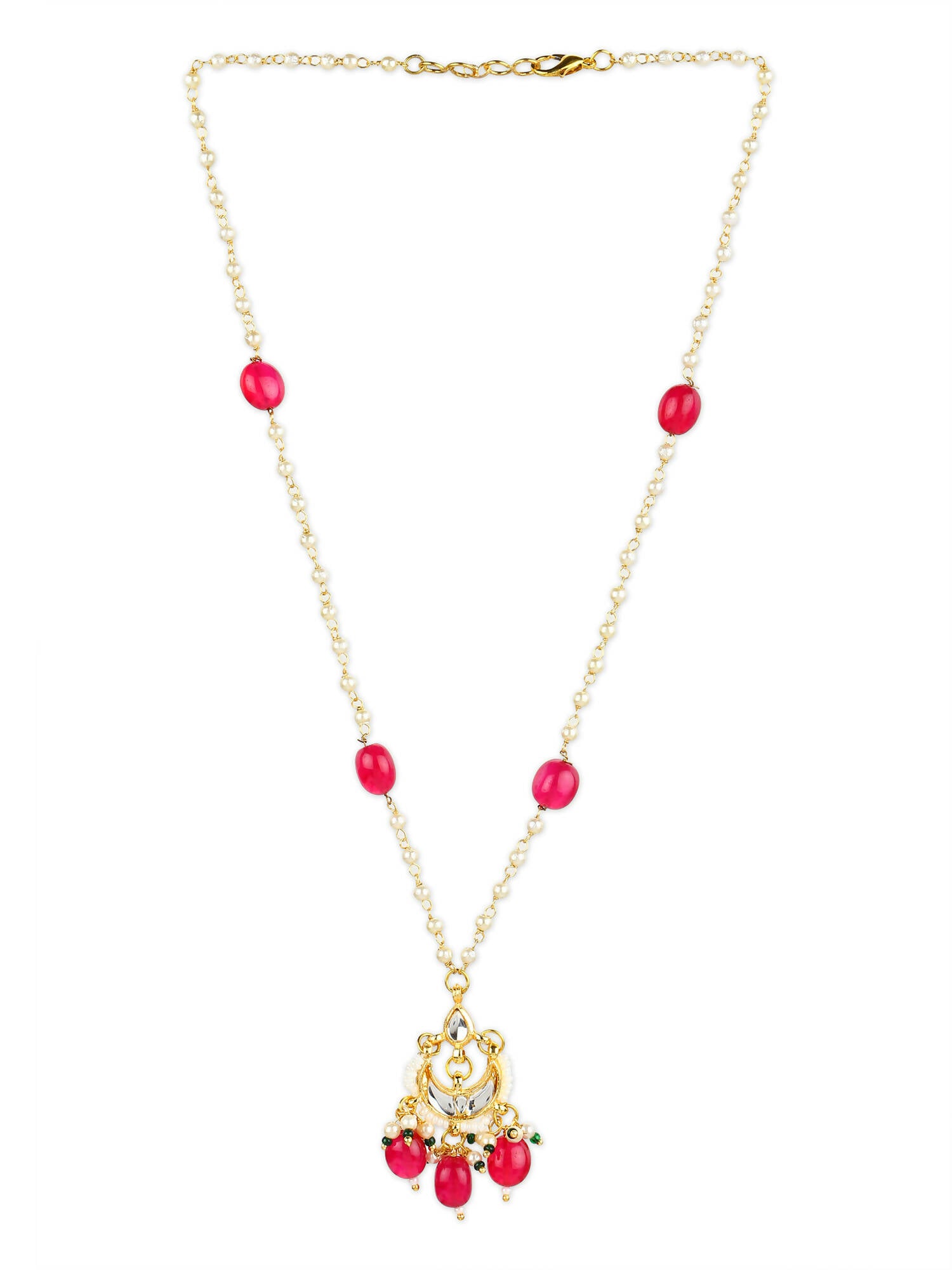 Women's Gold-Plated Necklace - Ruby Raang - Distacart