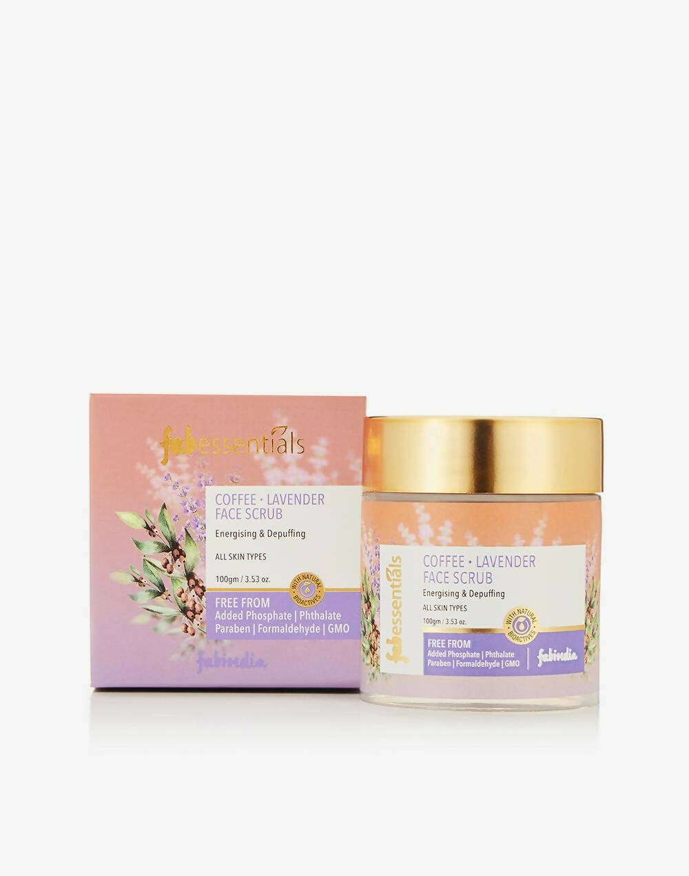 Fabessentials Coffee Lavender Face Scrub - Distacart