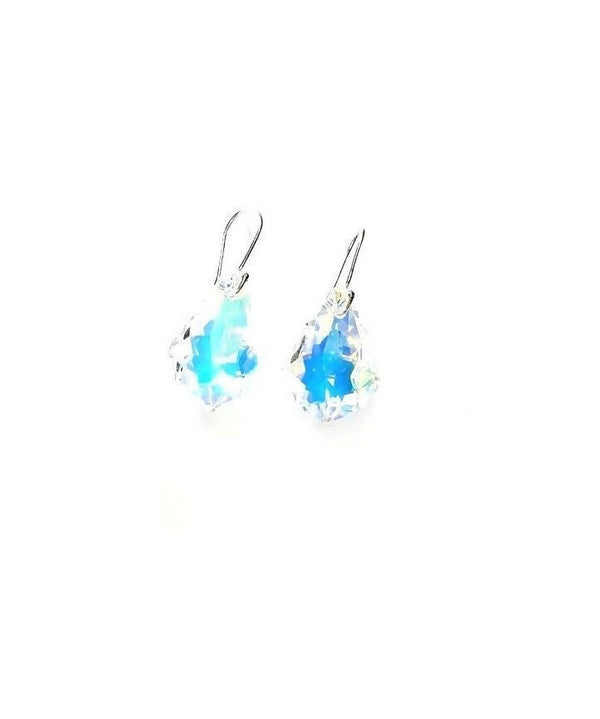Bling Accessories Swarovski Crystal AB Crystal Drop Earrings