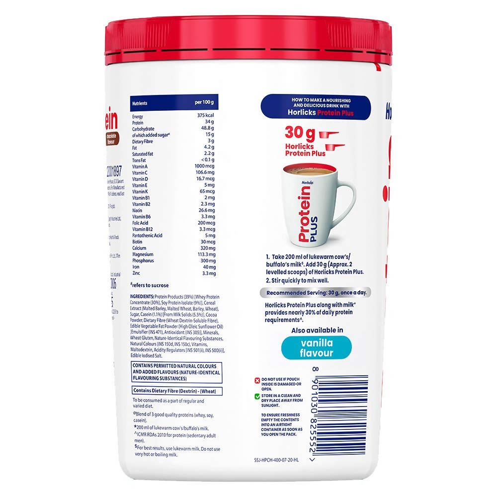 Horlicks Protein Plus Health and Nutrition - Distacart