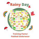Thumbnail for Kindermum Cotton Padded Pull Up Training Pants/ Padded Underwear-Autumn Rains For Kids- Set of 3 pcs - Distacart