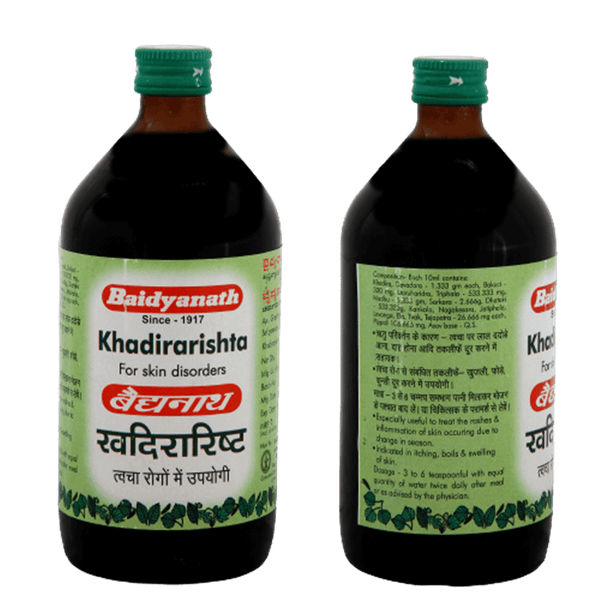 Baidyanath Khadirarishta 450 ML - Distacart