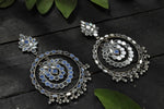 Thumbnail for Mominos Fashion Johar Kamal Paki Design Mirror Earrings - Distacart