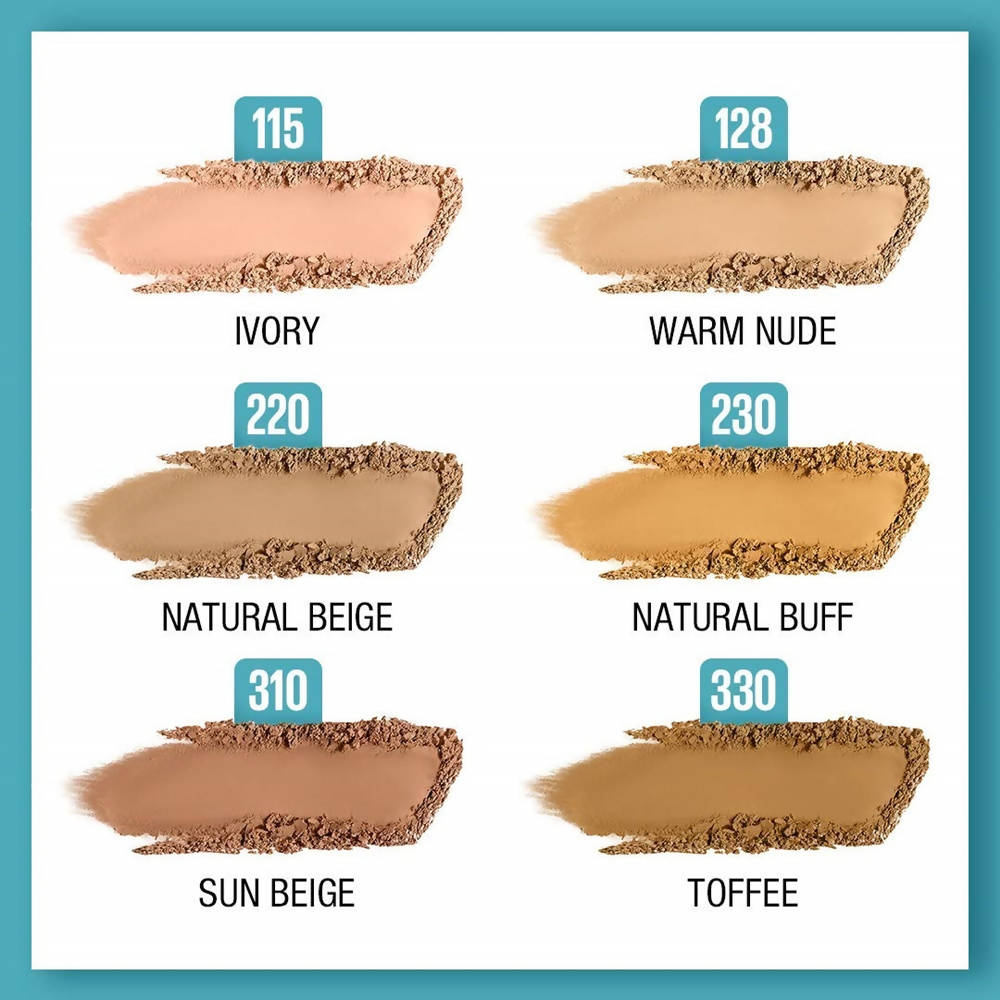 Maybelline New York Fit Me 12Hr Oil Control Compact, 330 Toffee (8 Gm) - Distacart