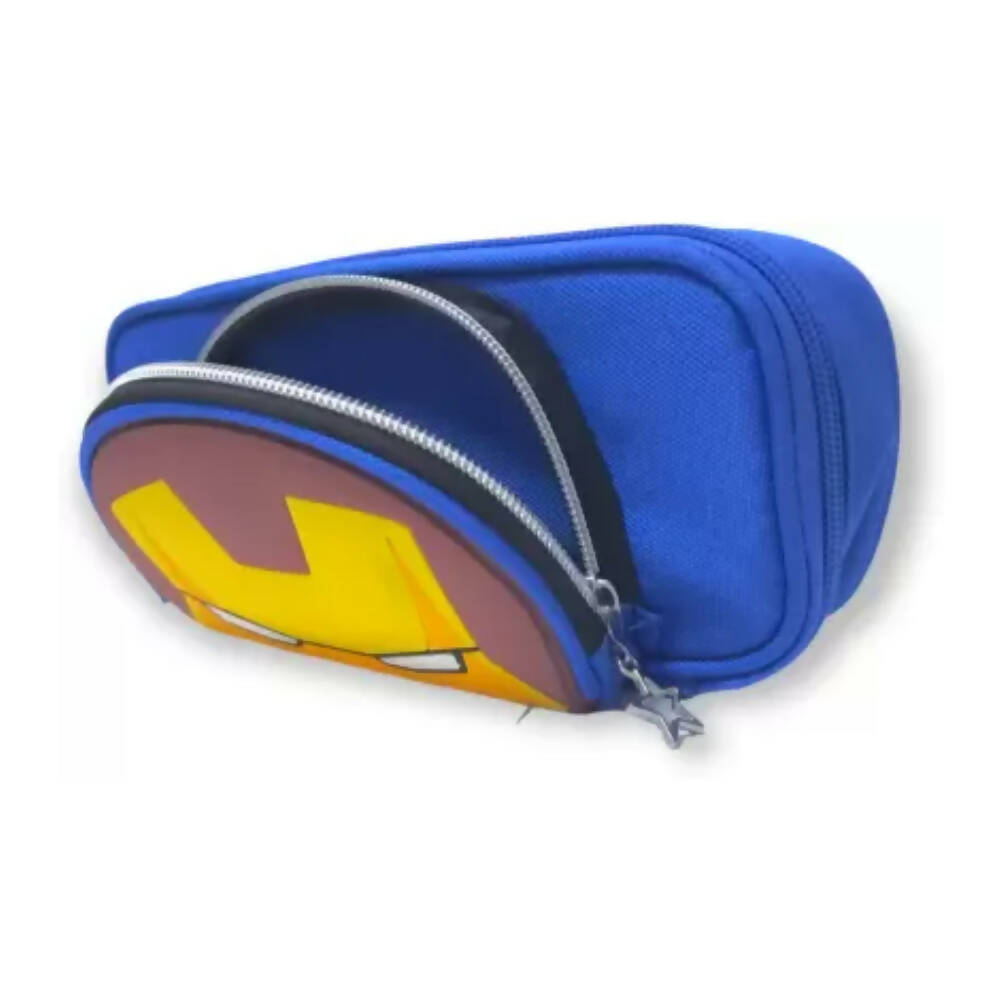 Sardar Ji Ki Dukan Double Zipper Pouch | Multipurpose Pockets | Superhero Ironman Edition Art Canvas Pencil Box  (Set Of 1, Multicolor) - Distacart