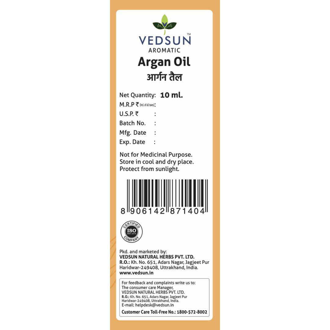 Vedsun Naturals Argan Oil - Distacart