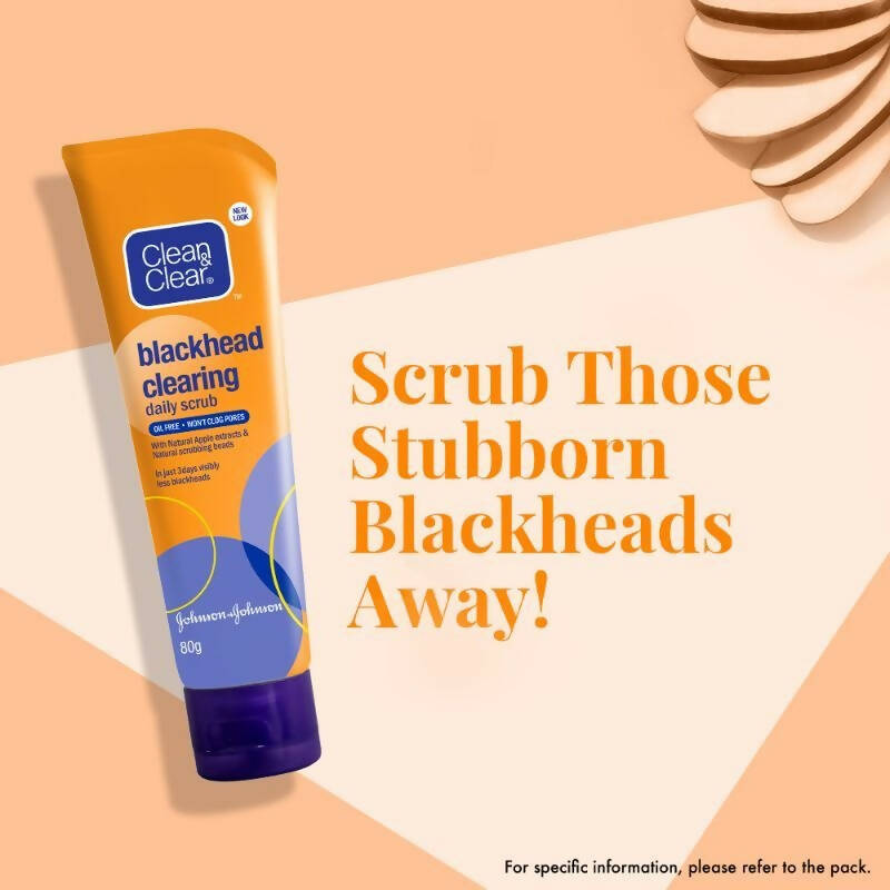 Clean & Clear Blackhead Clearing Daily Scrub - Distacart