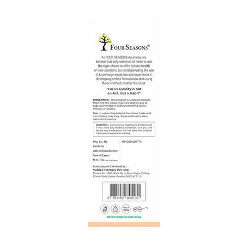 Four Seasons Udar Amrit Juice - Distacart