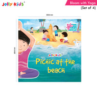 Thumbnail for Jolly Kids Bloom With Yoga Books For Kids| Set of 4| Ages 3 - 7 Year| Yoga in Different Places Like Jungle, Beach, Schools, Gardens etc. - Distacart
