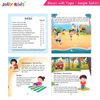 Thumbnail for Jolly Kids Bloom With Yoga Books For Kids| Set of 4| Ages 3 - 7 Year| Yoga in Different Places Like Jungle, Beach, Schools, Gardens etc. - Distacart