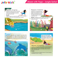 Thumbnail for Jolly Kids Bloom With Yoga Books For Kids| Set of 4| Ages 3 - 7 Year| Yoga in Different Places Like Jungle, Beach, Schools, Gardens etc. - Distacart