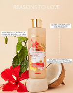 Thumbnail for Fabessentials Coconut Hibiscus Cocoa Butter Exfoliating Body Wash - Distacart