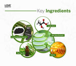 Thumbnail for Love Earth Charcoal & Tea Tree Face Wash - Distacart