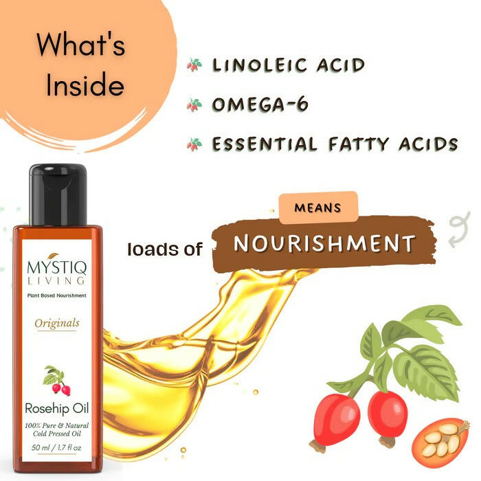 Mystiq Living Originals Rosehip Oil - Distacart