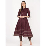 Thumbnail for Cheera A-Line Front Buttaning With Gotta Work Kurti