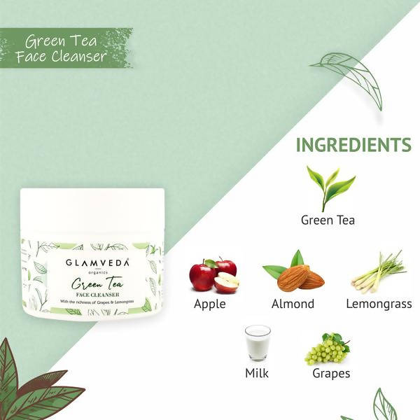 Glamveda Green Tea Recharge & Renew Cleanser