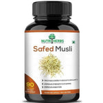 Thumbnail for Nutriherbs Organic Safed Musli 800 Mg 90 Capsules