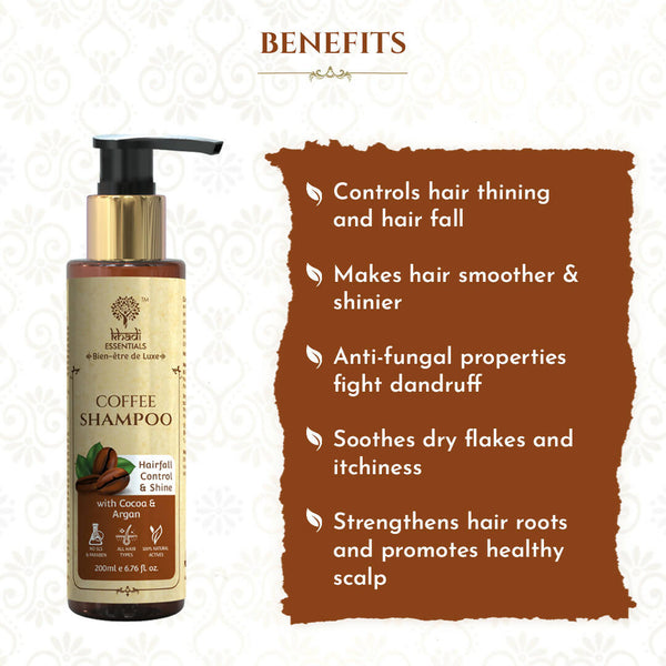 Khadi Essentials Ayurvedic Coffee Shampoo - Distacart