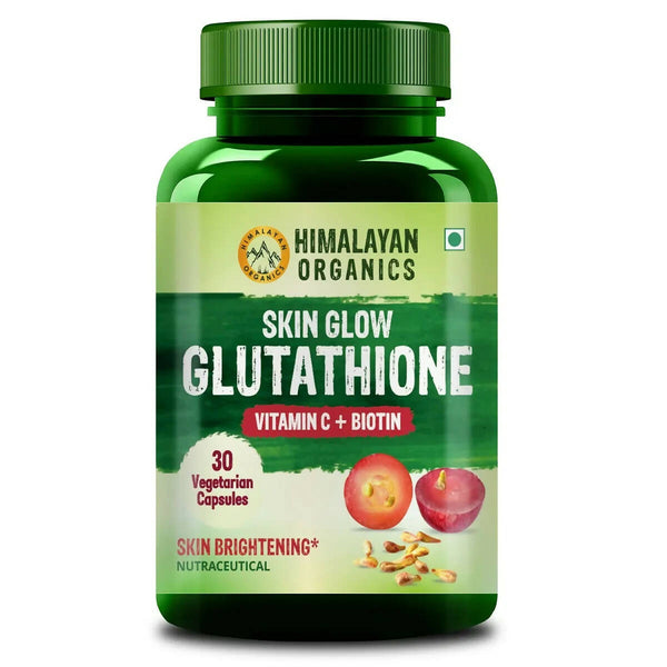 Himalayan Organics Skin Glow Gutathione Capsules - Distacart