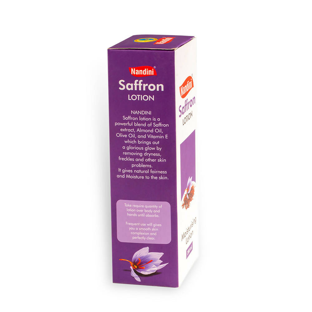 Nandini Herbal Saffron Moisturizing Lotion - Distacart