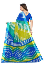 Thumbnail for Vamika Blue Linen Satin Border Saree