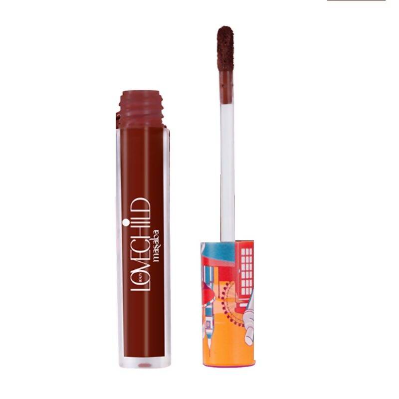 LoveChild By Masaba Gupta Mamma Mia Lush-Matte Lip Creme - Kapi Martini - Distacart