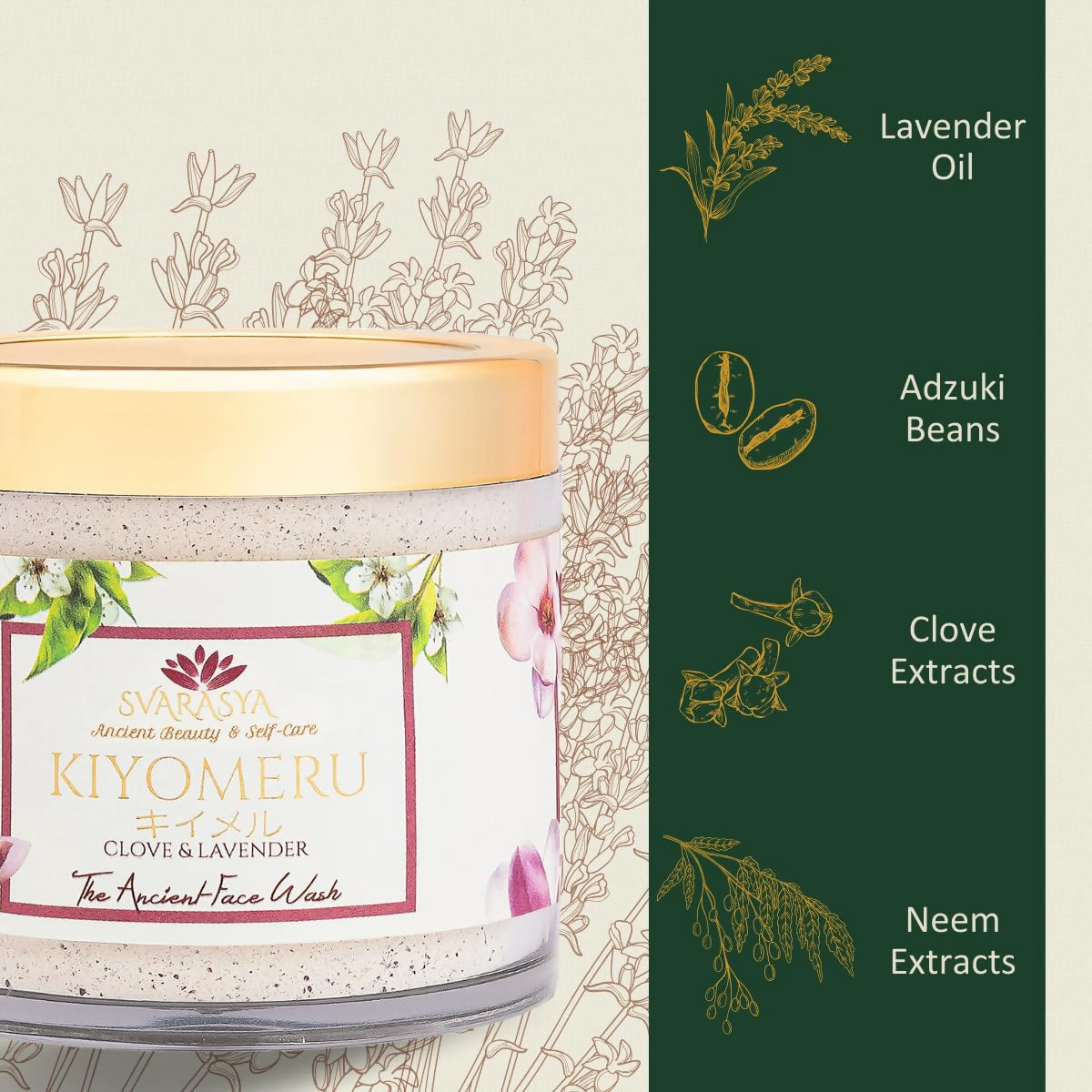 Svarasya Kiyomeru Natural Face Wash - Distacart