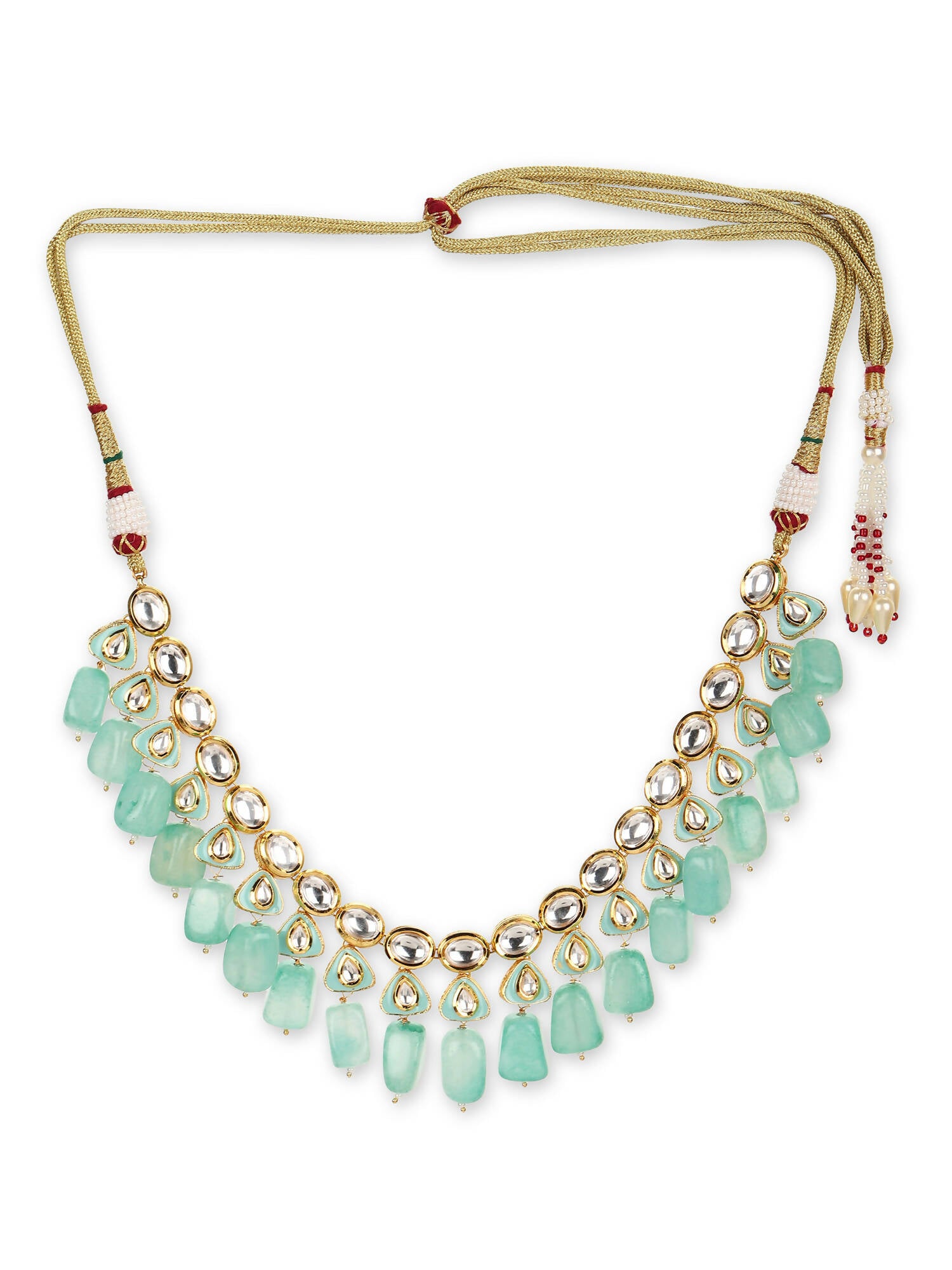 Women's Gold-Plated Necklace - Ruby Raang - Distacart