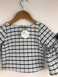 Thumbnail for Pink Cow Fashions Box Printed Top With Bow - Distacart
