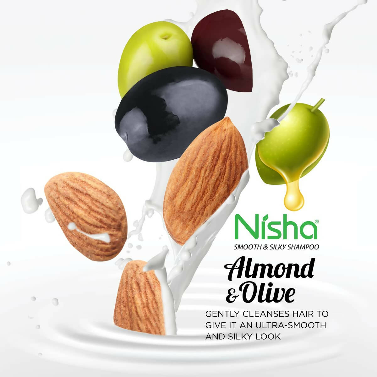 Nisha Smooth Naturally Soft Silky Hair Shampoo - Distacart