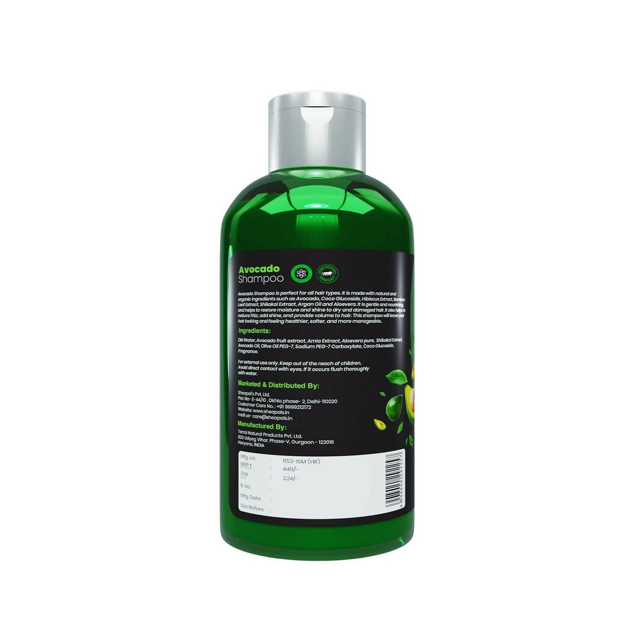 Sheopal's Avocado Shampoo - Distacart