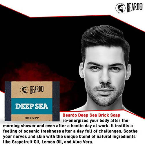 Beardo Deep Sea Brick Soap - Distacart