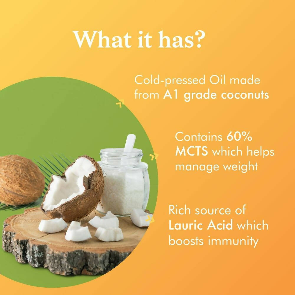 Coco Soul Cold Pressed Natural Virgin Coconut Oil - Distacart