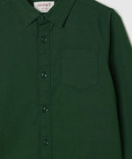 Thumbnail for Manet Boys Full Sleeves Solid Shirt - Green - Distacart